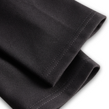 Nora | Viimeistelty Musta Mekko Vyöllä ja Mandarin-kauluksella