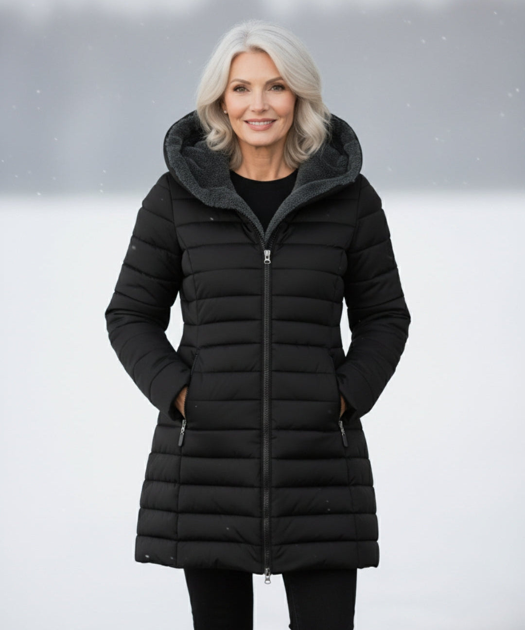 Aada™ | Fleecevuorattu Puffer-takki