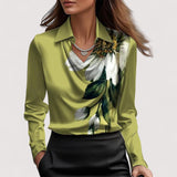 Charlotte™ | Satiinitoppi V-pääntiellä