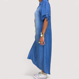 Zava™ | Pitkä mekko farkkuilmeellä