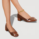 Livana™ | Tyylikkäät Croco-korkokengät