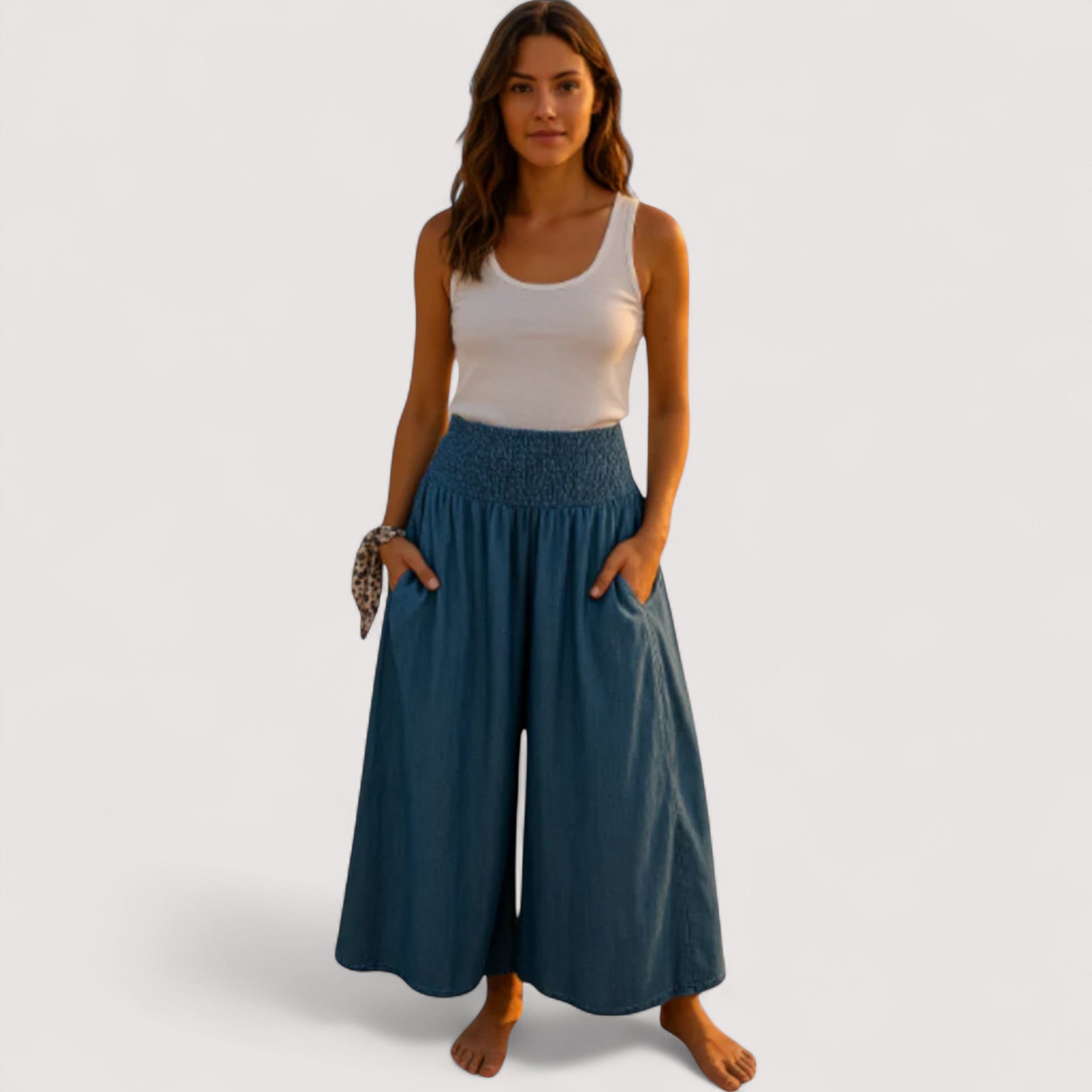 Merete™ | Korkeavyötäröiset farkut