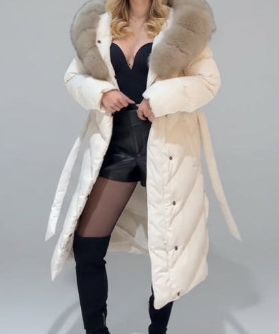 AURELIA | PITKÄ TAKKI KARVAVUORILLA