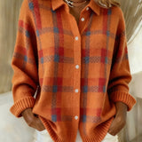 Felicia™ | Rento Ruudullinen Neuletakki