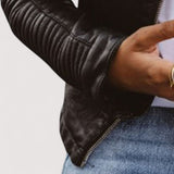 Anais™ | Tyylikäs Nahkatakki