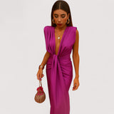 Maila™ | Tyylikäs Drapé-Mekko