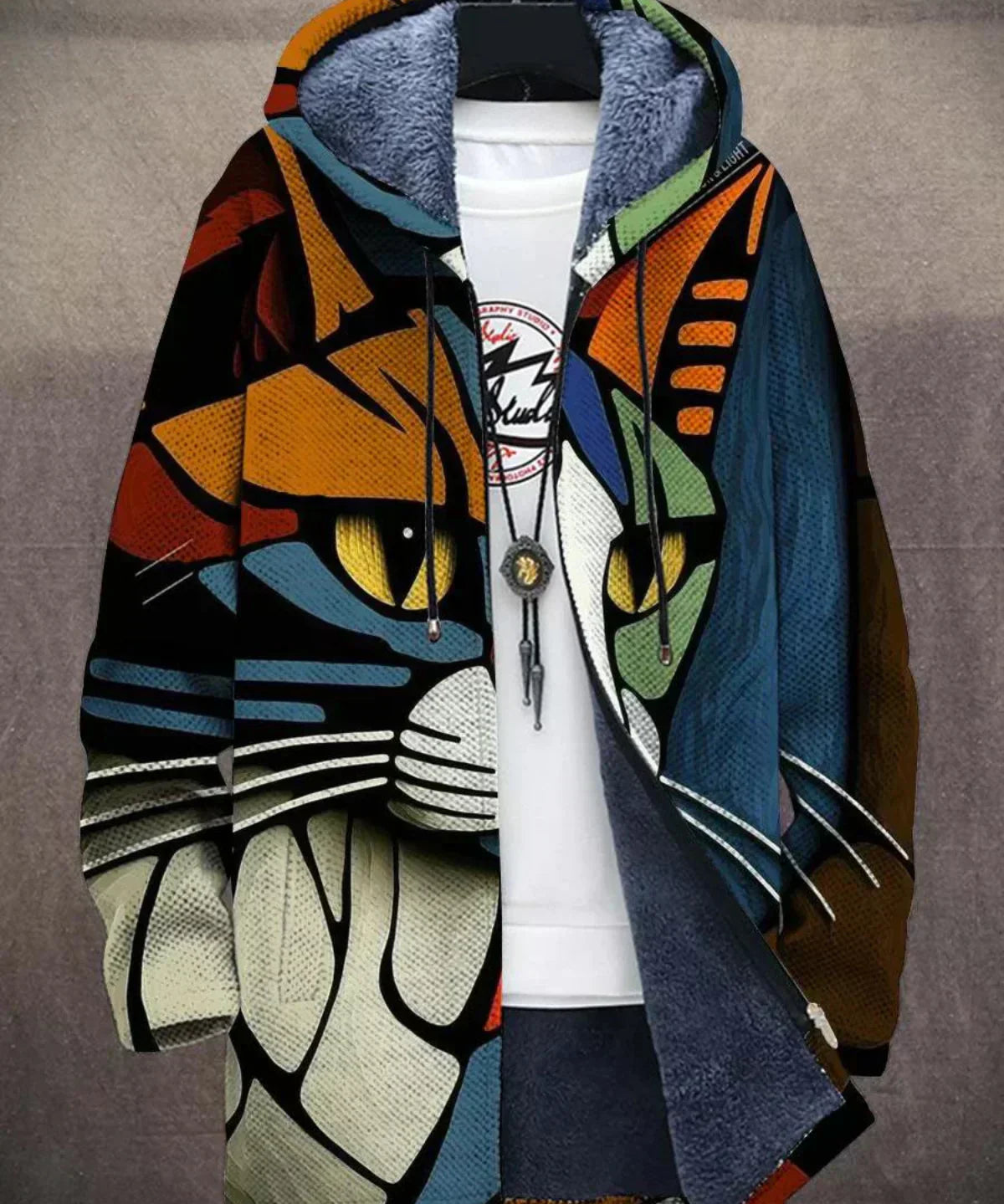 Teppo | Unisex-huppari, luksustaiteesta inspiroitu