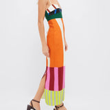 Paloma | Maxi Abito Colorato a Righe