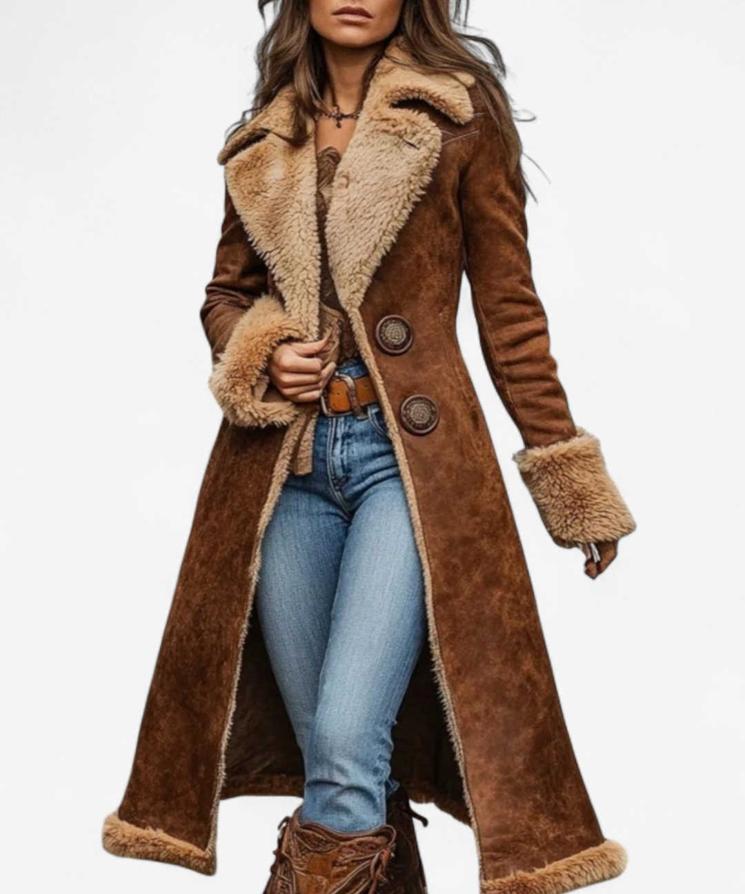 Sirkka™ I Vintage-tekoturkistakki