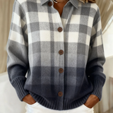 Mara™ | Ruudullinen pusero lämpimissä syksyn sävyissä