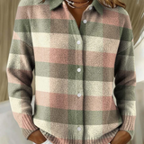 Isabel™ | Ruudullinen pusero lämpimissä syksyn sävyissä