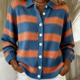 Livia™ | Ruudullinen pusero lämpimissä syksyn sävyissä