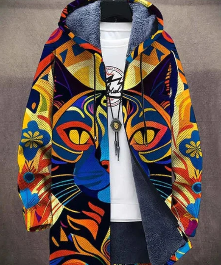 Teemu | Unisex-huppari, luksustaiteesta inspiroitu