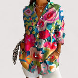 Annika™ | Monivärinen printtipaita