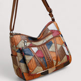 Zara™ | Mosaiikkinahkainen käsilaukku