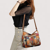 Zara™ | Mosaiikkinahkainen käsilaukku