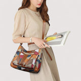 Zara™ | Mosaiikkinahkainen käsilaukku