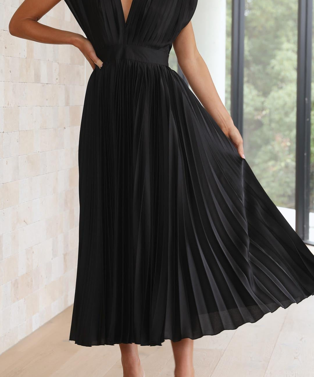 Isla | Abito plissé elegante
