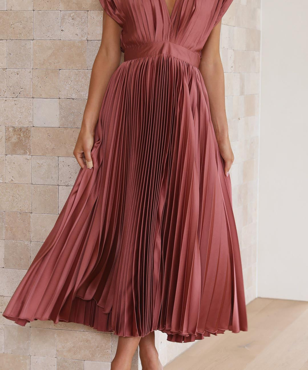 Isla | Abito plissé elegante