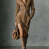 Aada | Pitkähihaisen midi-mekko