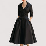 Lorenza™ | Midi-Satiini-Mekko