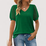 Ilse™ | Läpinäkyvä V-pääntie-toppi