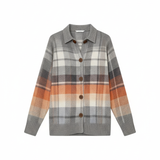 Anna™ | Ruudullinen pusero lämpimissä syksyn sävyissä