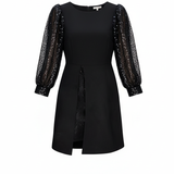 Ariane™ | Tyylikäs mekko patchwork-yksityiskohdilla