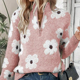 Bloom™ | Puolivetoketjullinen neulepusero