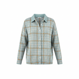 Clara™ | Ruudullinen pusero lämpimissä syksyn sävyissä