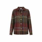 Emily™ | Ruudullinen pusero lämpimissä syksyn sävyissä