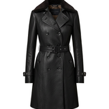 Valentina™ | Elegantti nahkatakki 3/4 pituudessa