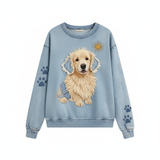 Chica™ | Farkkupatchwork-paita koirakuviolla