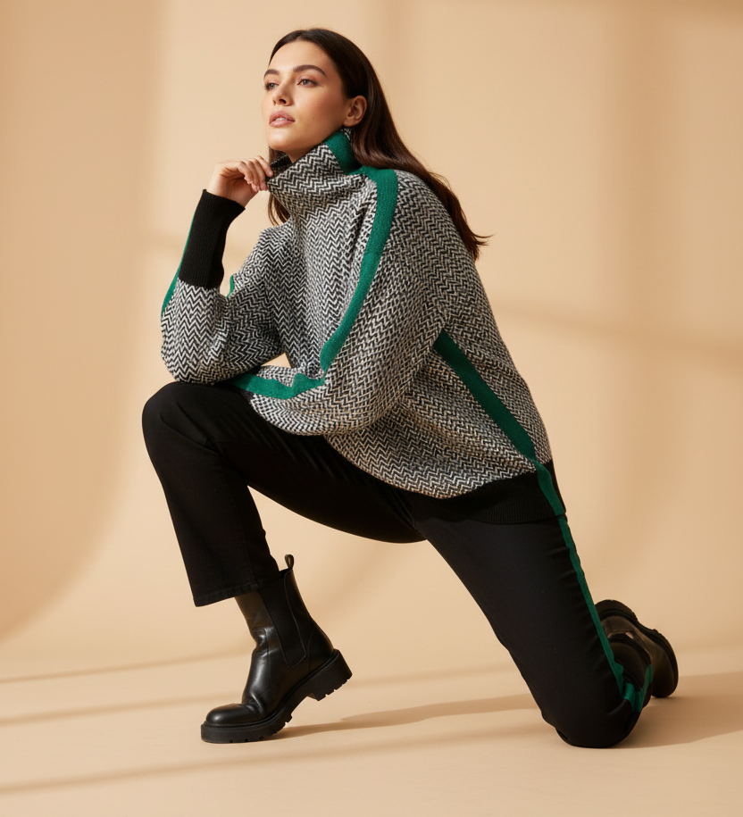 Gabriela™ | Korkeakauluksinen paita