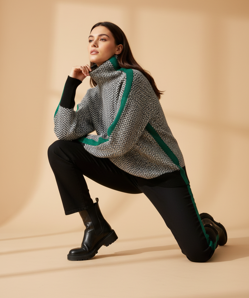 Gabriela™ | Korkeakauluksinen paita