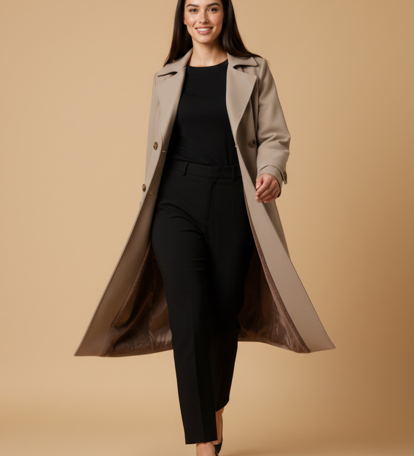 Luisa™ | Elegantti trenssitakki