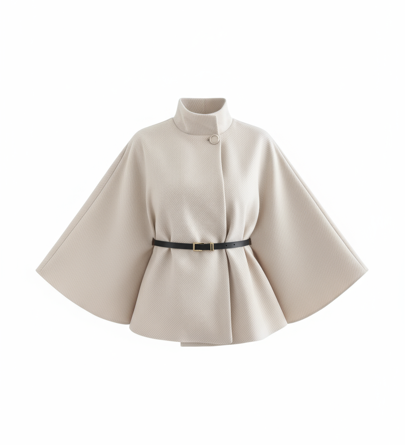 Angela™ | Tyylikäs perhosetakki vyöllä