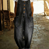 Rocio™ - Mono vaquero casual con hebilla ajustable.