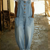 Rocio™ - Mono vaquero casual con hebilla ajustable.