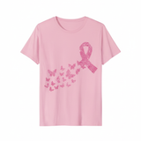 Hilla™ | Schmetterling der Hoffnung T-paita - Yhdessä rintasyöpää vastaan