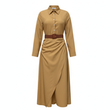 Pia™ | Pitkät hihat pitkä mekko