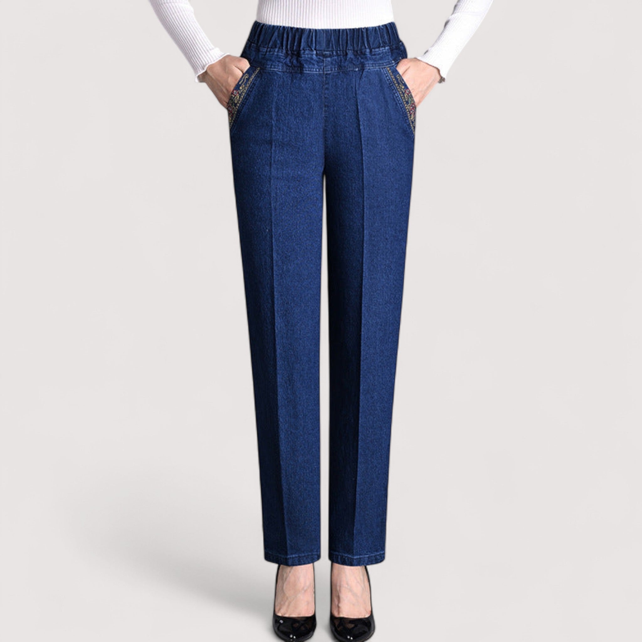 Cora™ | Elastiset naisten farkut