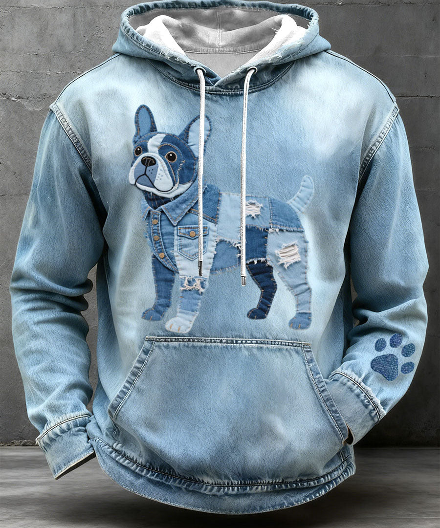 Paco™ | Miesten huppari koirakuviolla
