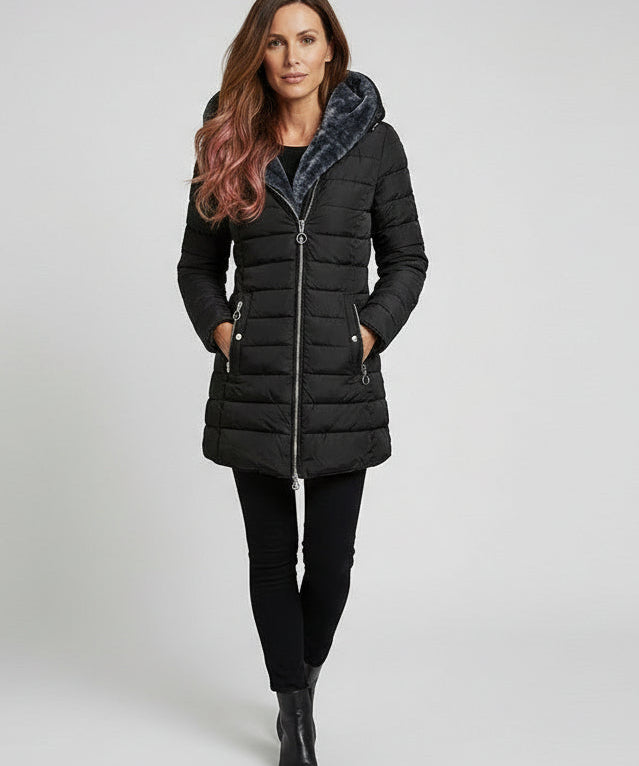 ELVIRA | ELEGANTTI TAKKI OVERSIZE-HUPULLA