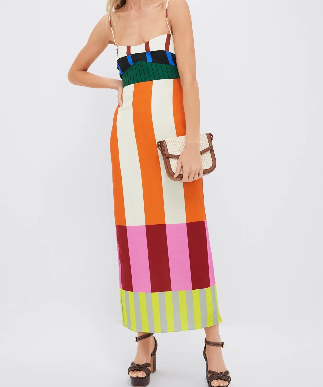 Paloma | Maxi Abito Colorato a Righe